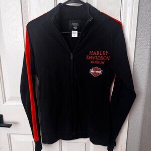 Womens Small Full Zip Harley Davidson Long Sleeve